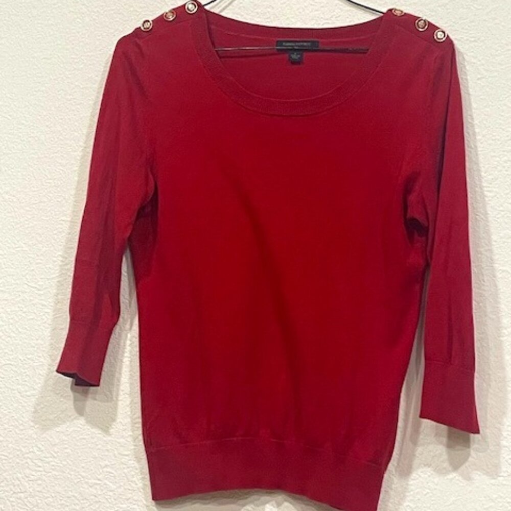 Red Banana Republic pullover sweater size small